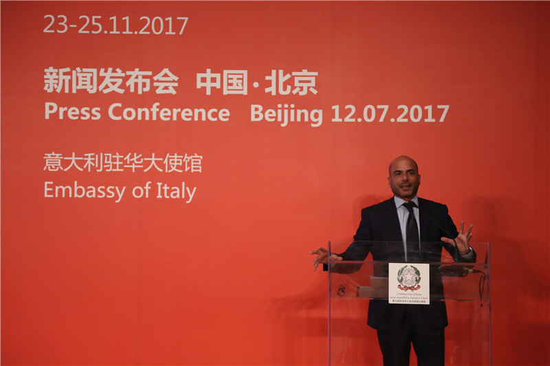 意大利对外贸易委员会北京办事处首席代表暨中国区和蒙古国总协调官司凯培AmedeoScarpa先生